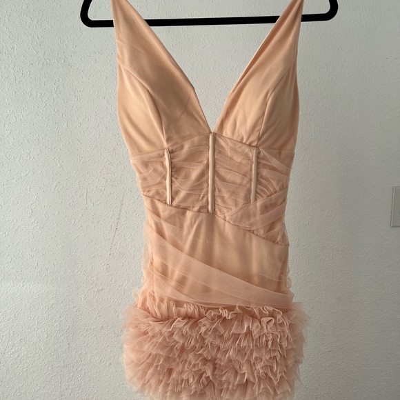 NWT Fashion Nova Look Worthy Maxi Dress Size Small Blush - Picture 5 of 16